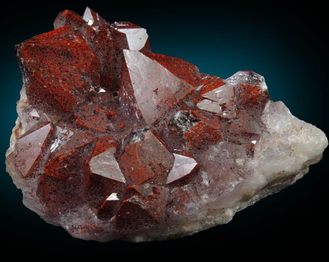 Quartz var. Amethyst Quartz with Hematite inclusions from Pearl Station, Thunder Bay District, Ontario, Canada