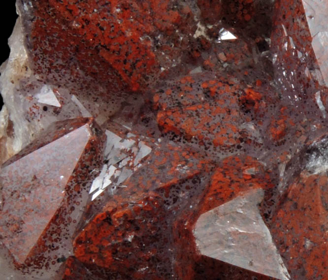 Quartz var. Amethyst Quartz with Hematite inclusions from Pearl Station, Thunder Bay District, Ontario, Canada