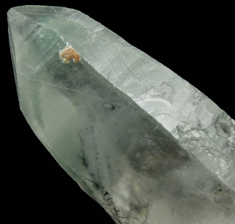 Quartz with Schorl Tourmaline and green Chlorite phantom-growth zoning from Lyon County, Nevada