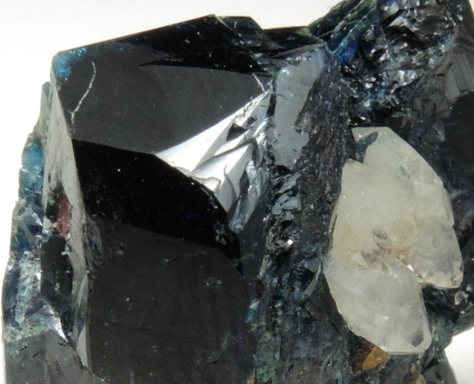 Kulanite with Quartz from Rapid Creek, 70 km northwest of Aklavik, Yukon, Canada (Type Locality for Kulanite)