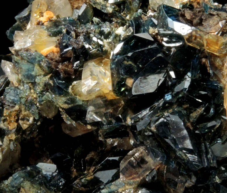 Kulanite with Siderite and Quartz from Rapid Creek, 70 km northwest of Aklavik, Yukon, Canada (Type Locality for Kulanite)