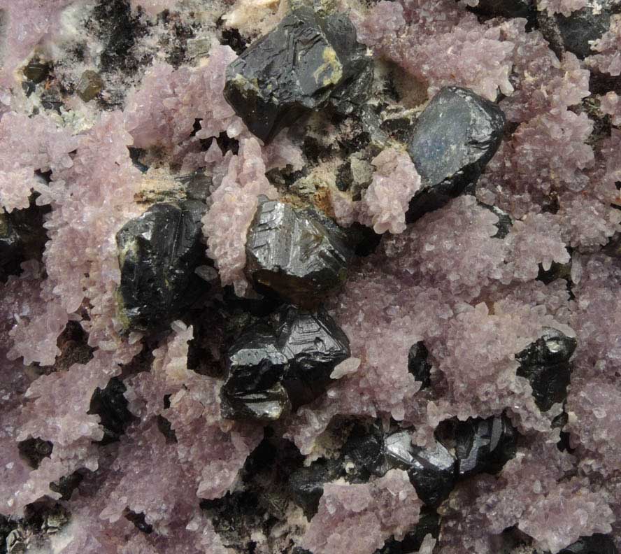 Sphalerite, Galena, Chalcopyrite, Amethyst Quartz from Commodore Mine, P Vein, Creede District, Mineral County, Colorado