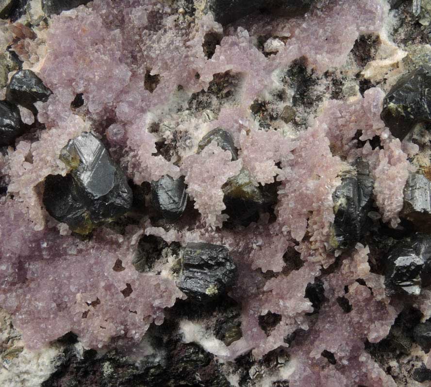 Sphalerite, Galena, Chalcopyrite, Amethyst Quartz from Commodore Mine, P Vein, Creede District, Mineral County, Colorado