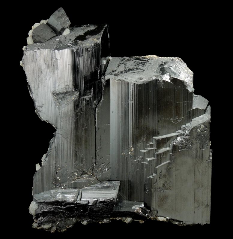 Ferberite and Siderite with Pyrite from Panasqueira Mine, Barroca Grande, 21 km. west of Fundao, Castelo Branco, Portugal