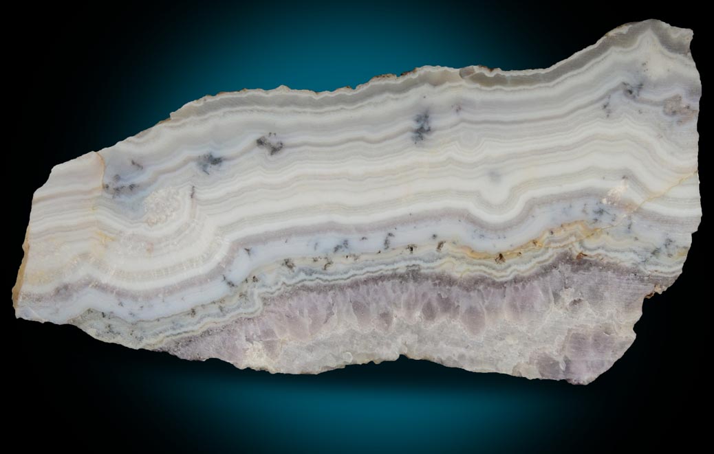 Quartz var. Amethyst Sowbelly Agate from Creede District, Mineral County, Colorado