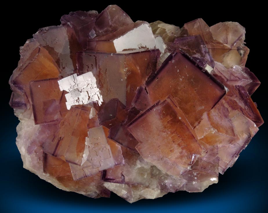 Fluorite from Victory Mine, Rosiclare Level, Spar Mountain, Cave-in-Rock District, Hardin County, Illinois