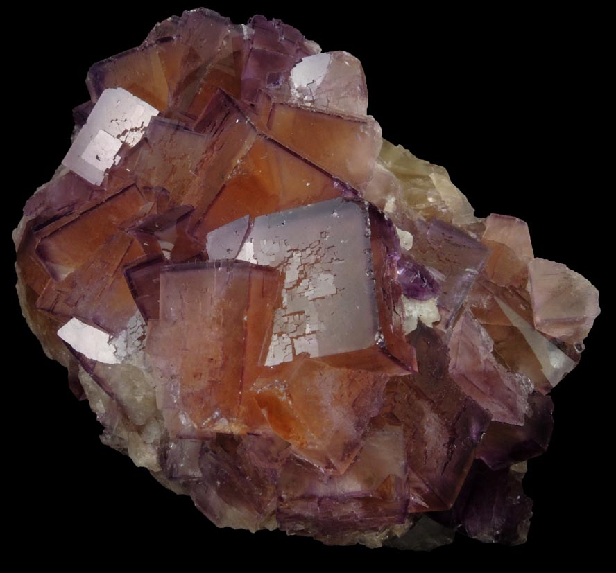 Fluorite from Victory Mine, Rosiclare Level, Spar Mountain, Cave-in-Rock District, Hardin County, Illinois