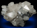 Quartz (di-pyramidal habit) over Hematite from Cleator Moor, West Cumberland Iron Mining District, Cumbria, England