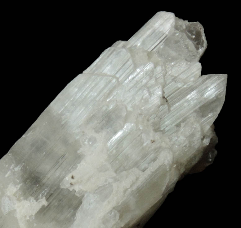 Spodumene (curved crystal) with Albite from Darra-i-Pech, Kunar Province, Afghanistan