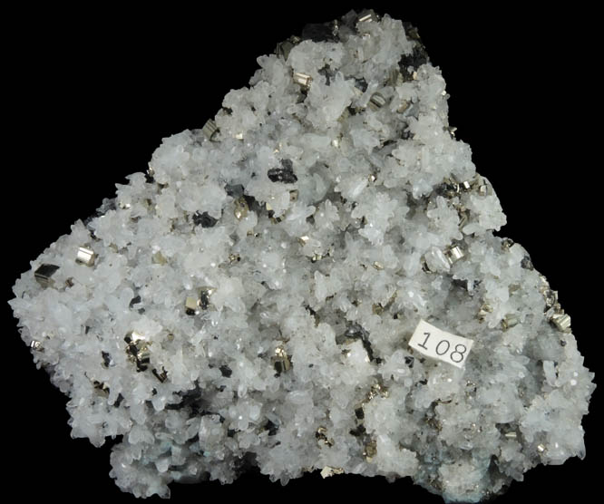 Tetrahedrite, Pyrite, Quartz, Sphalerite from Pachapaqui Mine, Bolognesi Province, Ancash Department, Peru