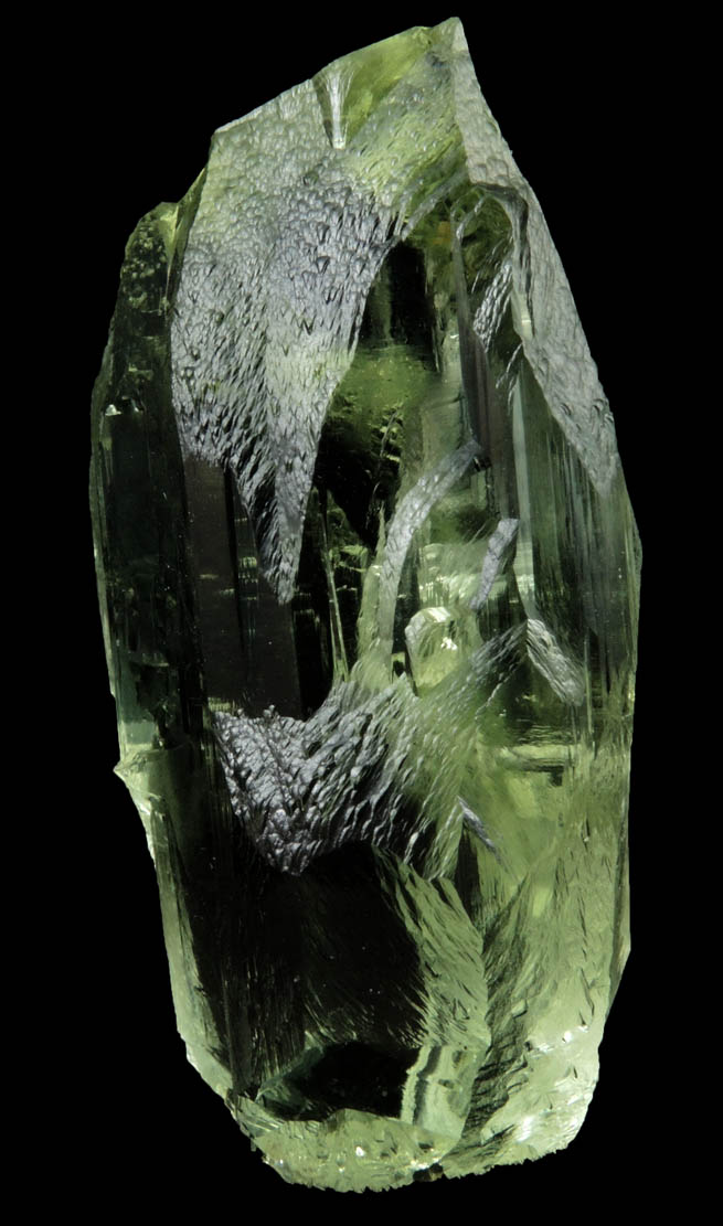 Beryl var. Heliodor (gem-grade crystal) from Volodarsk-Volynskii, Zhitomir Oblast, Ukraine