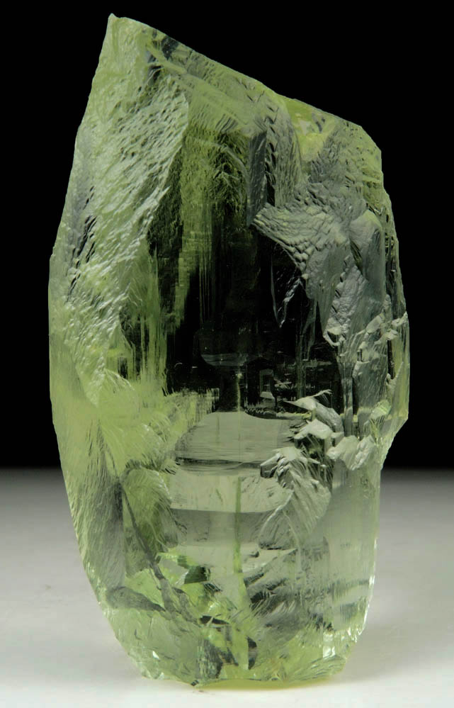 Beryl var. Heliodor (gem-grade crystal) from Volodarsk-Volynskii, Zhitomir Oblast, Ukraine