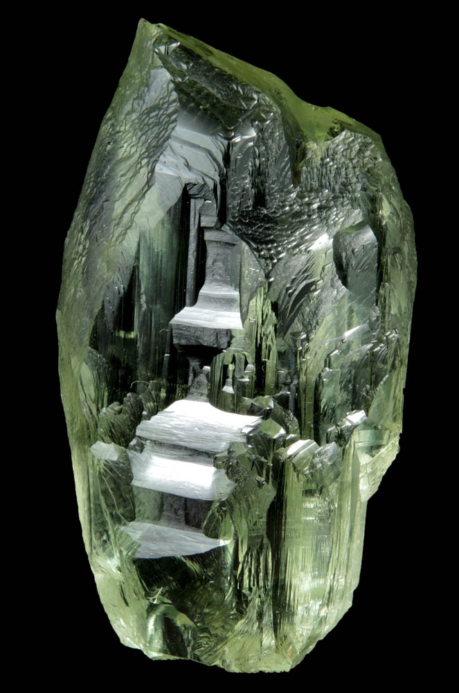 Beryl var. Heliodor (gem-grade crystal) from Volodarsk-Volynskii, Zhitomir Oblast, Ukraine