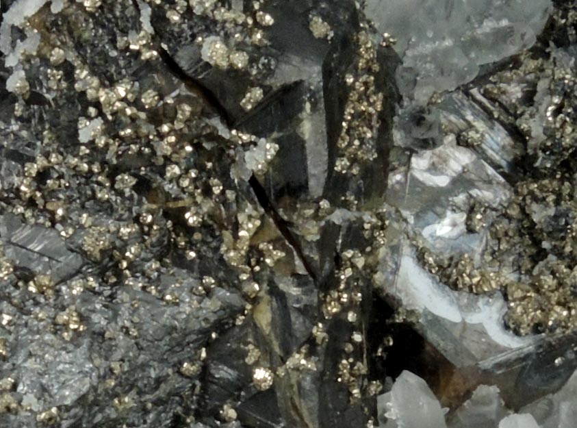 Sphalerite, Quartz, Pyrite from Cavnic Mine (Kapnikbanya), Maramures, Romania