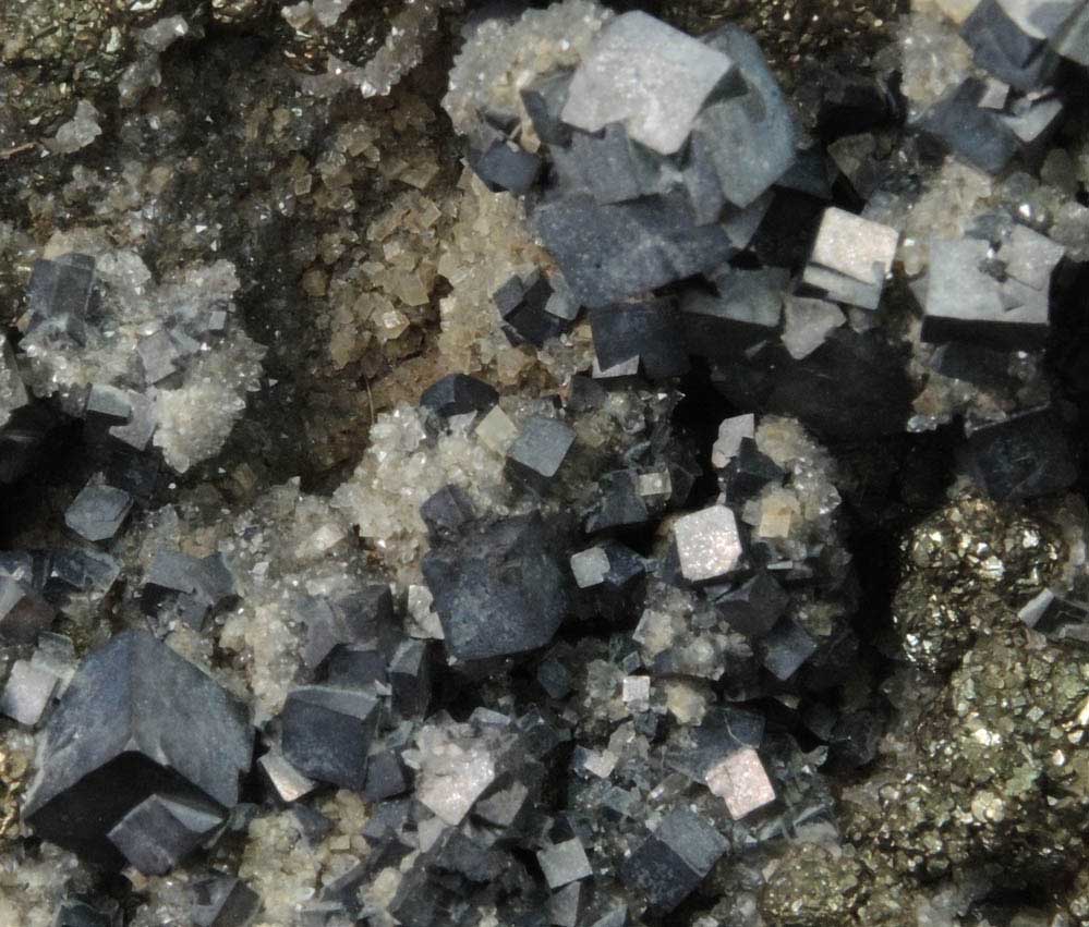 Galena, Pyrite, Quartz from Sweetwater Mine, Viburnum Trend, Reynolds County, Missouri