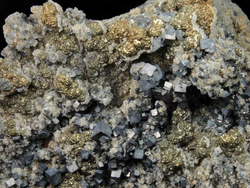 Galena, Pyrite, Quartz from Sweetwater Mine, Viburnum Trend, Reynolds County, Missouri