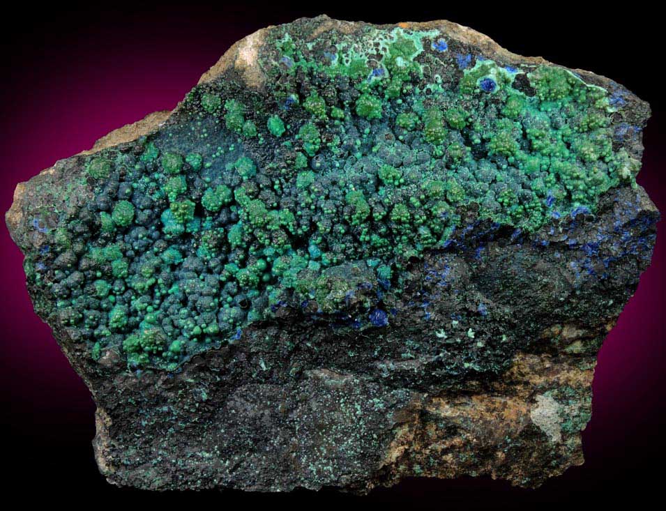 Chrysocolla from Morenci Mine, Clifton District, Greenlee County, Arizona