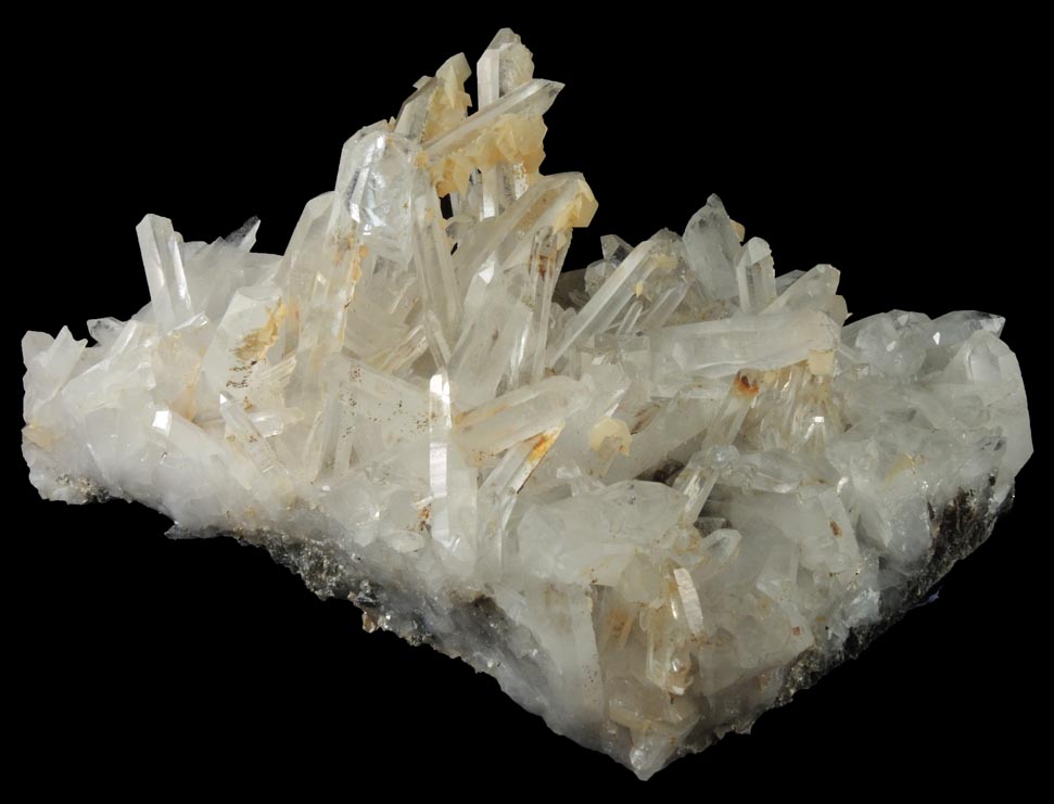 Quartz with Fluorite and Calcite from Yaogangxian Mine, Nanling Mountains, Hunan, China