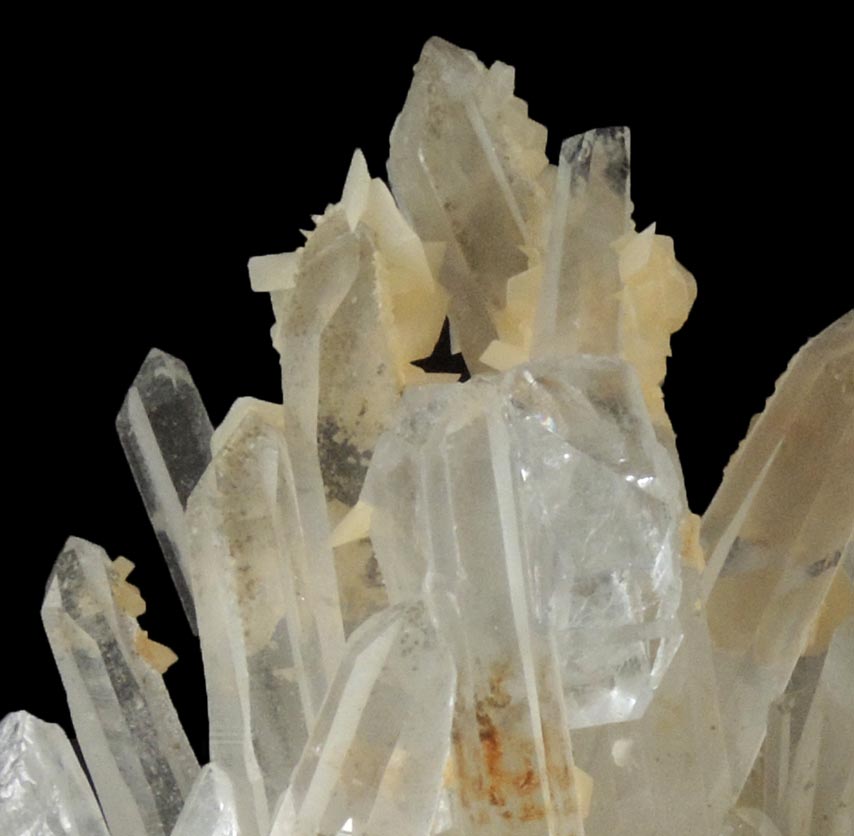 Quartz with Fluorite and Calcite from Yaogangxian Mine, Nanling Mountains, Hunan, China