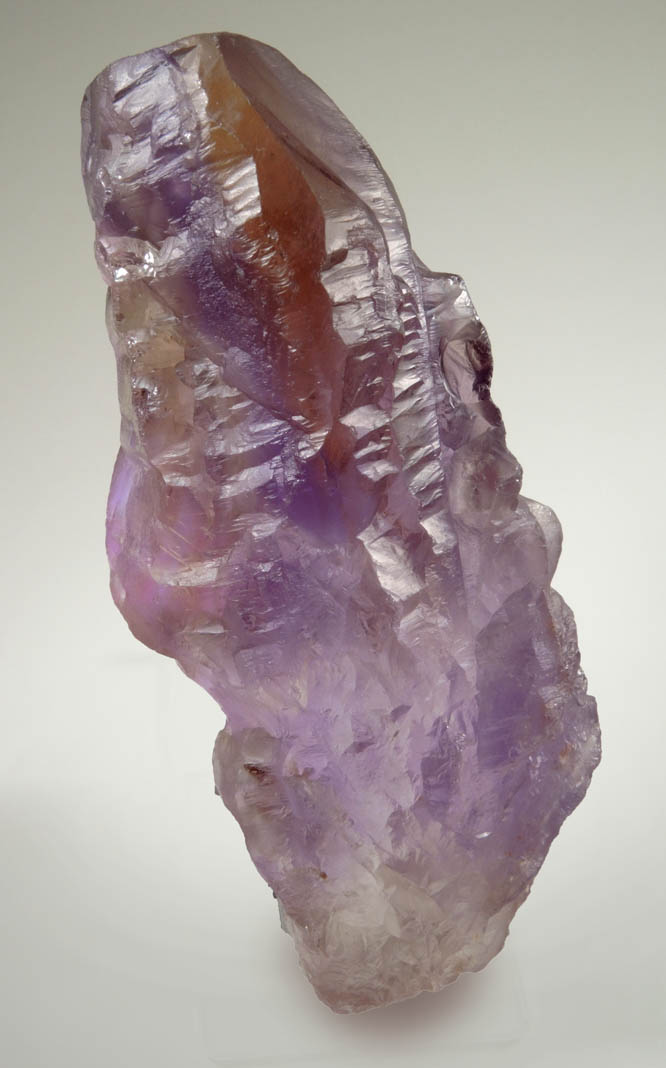 Quartz var. Ametrine Crystal (rare combination of amethyst and citrine) from Anahi Mine, La Gaiba District, Angel Sandoval Province, Santa Cruz Department, Bolivia