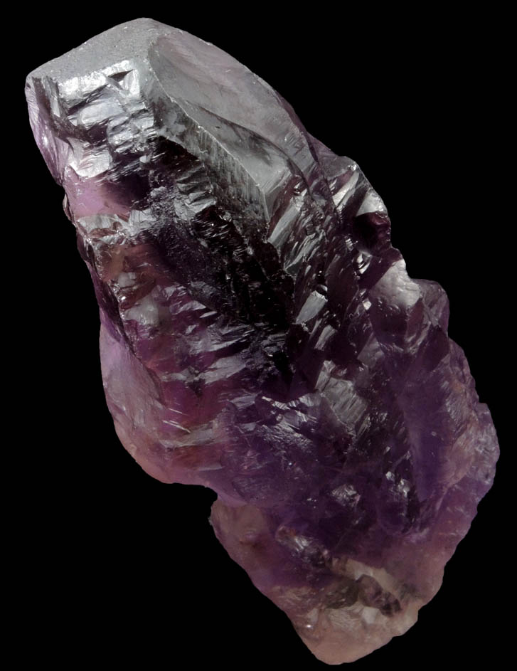 Quartz var. Ametrine Crystal (rare combination of amethyst and citrine) from Anahi Mine, La Gaiba District, Angel Sandoval Province, Santa Cruz Department, Bolivia