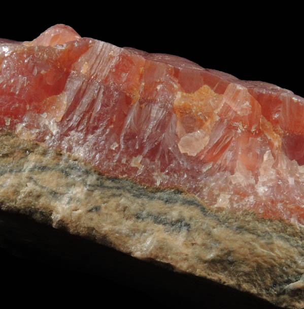 Rhodochrosite from Dshairem Mine, Kara Oba, Karaganda Oblast, Kazakhstan