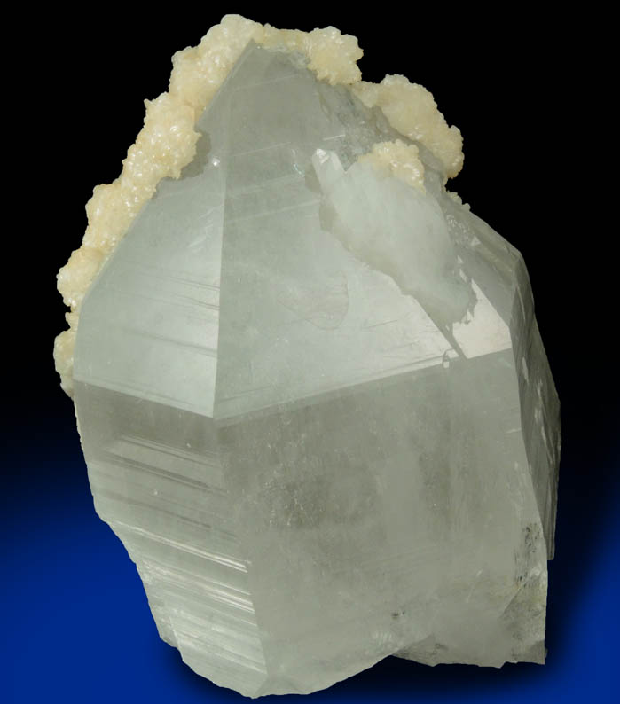 Quartz with Calcite from Yaogangxian Mine, Nanling Mountains, Hunan, China