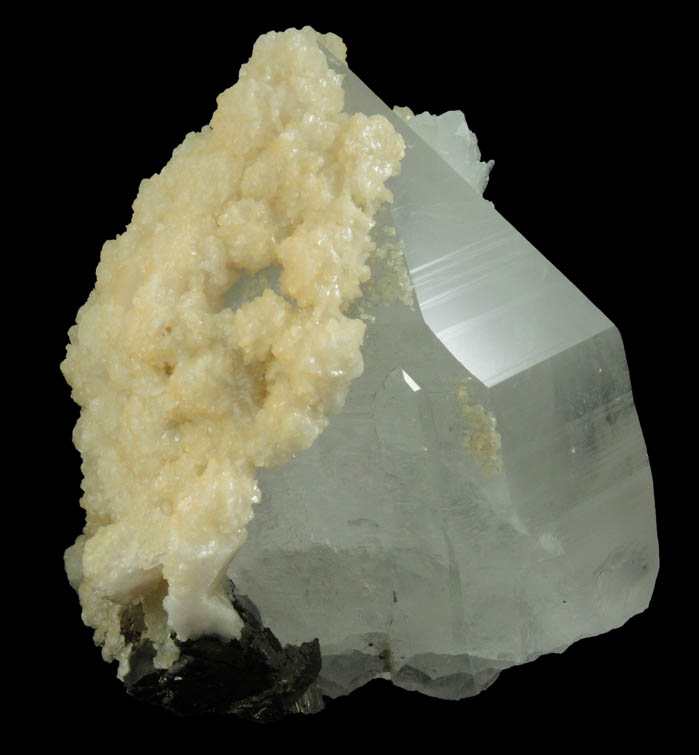 Quartz with Calcite from Yaogangxian Mine, Nanling Mountains, Hunan, China