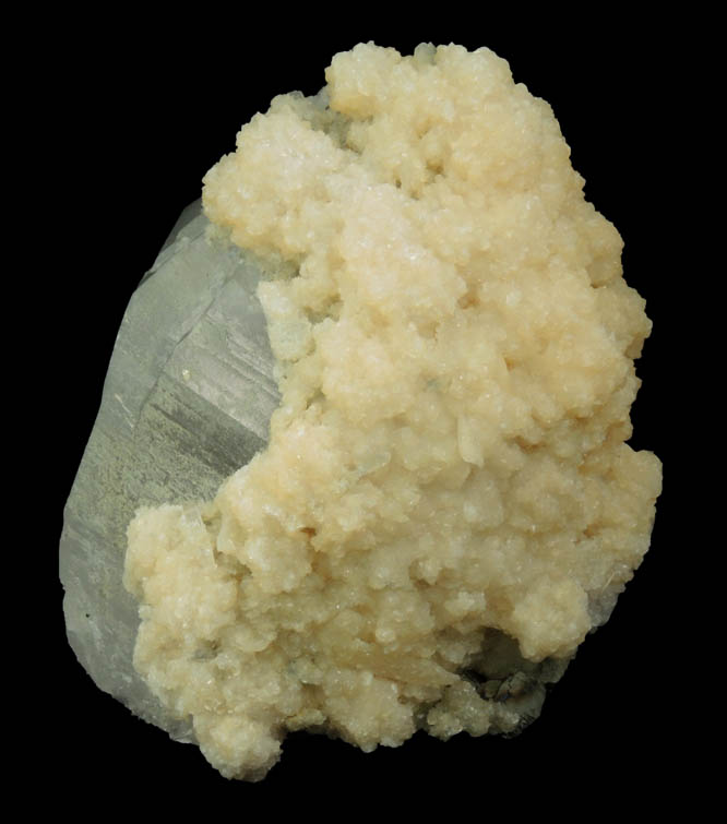 Quartz with Calcite from Yaogangxian Mine, Nanling Mountains, Hunan, China
