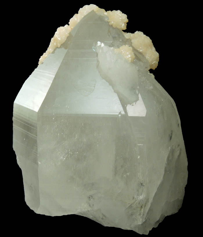 Quartz with Calcite from Yaogangxian Mine, Nanling Mountains, Hunan, China