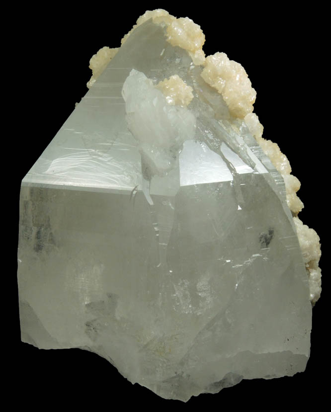 Quartz with Calcite from Yaogangxian Mine, Nanling Mountains, Hunan, China