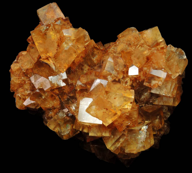 Fluorite from Hilton Mine, Scordale, 4 km NE of Hilton, Cumbria, England
