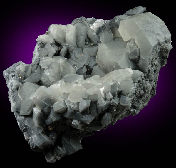 Calcite with Pyrite from Schoeneck Quarry, Lancaster County, Pennsylvania