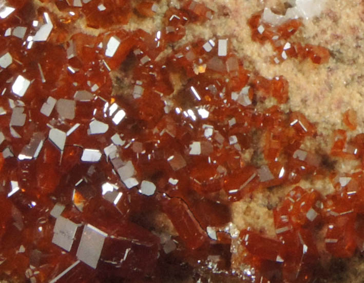 Barite and Vanadinite from Mibladen, Haute Moulouya Basin, Zeida-Aouli-Mibladen belt, Midelt Province, Morocco