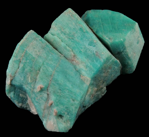 Microcline var. Amazonite from Crystal Peak area, 6.5 km northeast of Lake George, Park-Teller Counties, Colorado