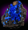 Azurite from Copper Queen Mine, Bisbee, Warren District, Cochise County, Arizona