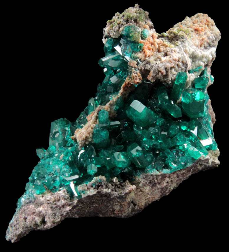 Dioptase from Reneville, Kindanba District, Pool Department, Republic of Congo