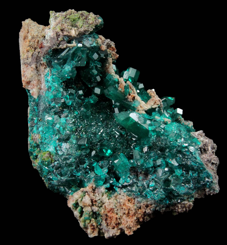 Dioptase from Reneville, Kindanba District, Pool Department, Republic of Congo