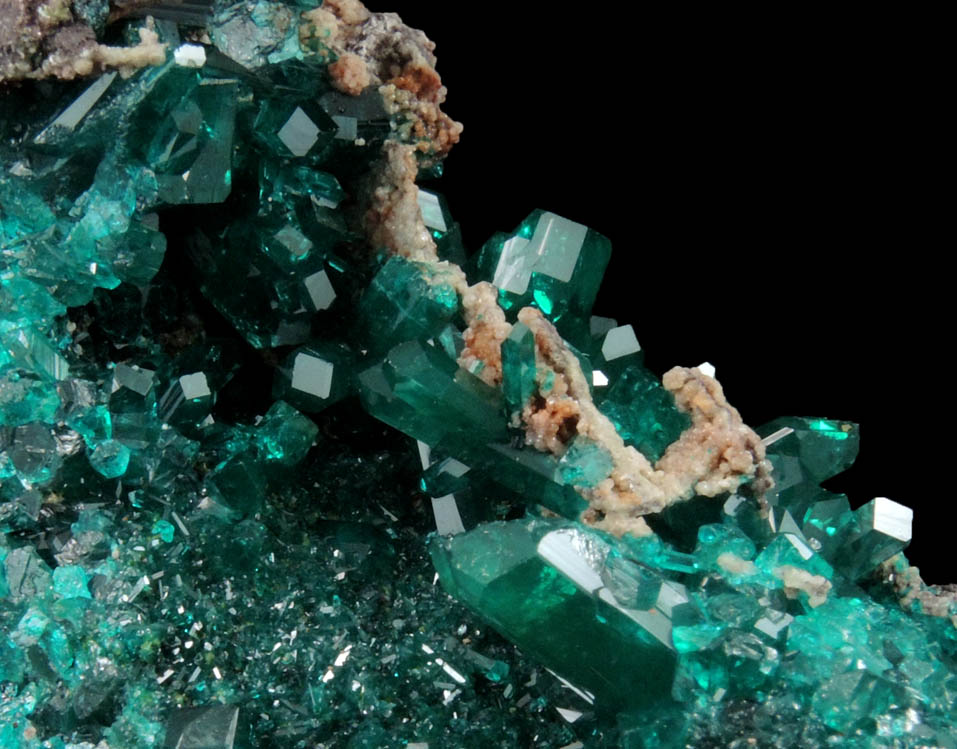 Dioptase from Reneville, Kindanba District, Pool Department, Republic of Congo