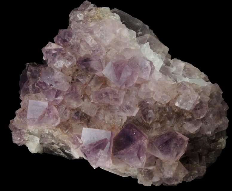 Fluorite interpenetrant-twinned crystals from Frazer's Hush Mine, Rookhope, Weardale, County Durham, England