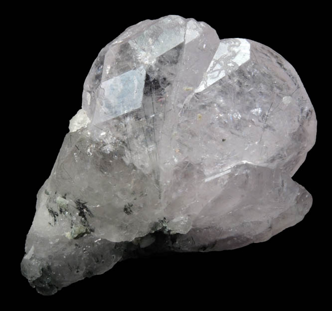 Fluorapatite with hair-like inclusions from Surgat Mine, Quezi, Mohmand, Tribal Areas, Pakistan