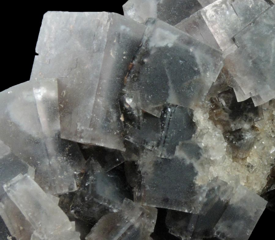 Fluorite with internal phantom-growth zones from Linda Prospect, near Montgomery Pass, Buena Vista District, Mineral County, Nevada