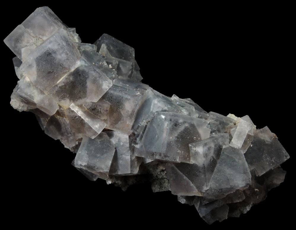 Fluorite with internal phantom-growth zones from Linda Prospect, near Montgomery Pass, Buena Vista District, Mineral County, Nevada