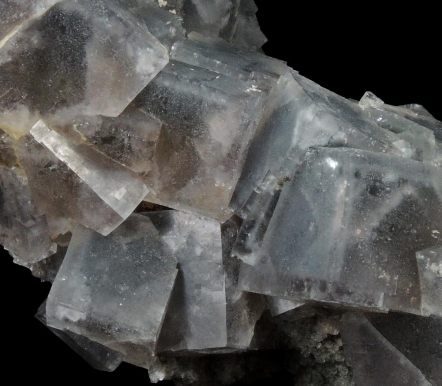 Fluorite with internal phantom-growth zones from Linda Prospect, near Montgomery Pass, Buena Vista District, Mineral County, Nevada