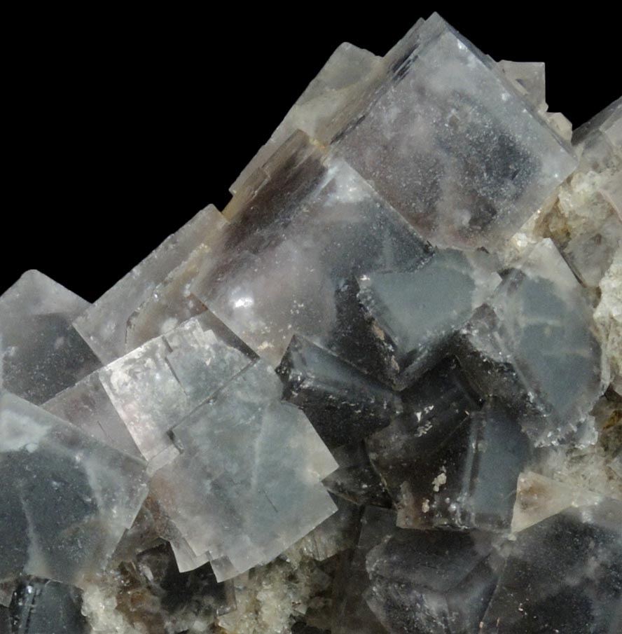 Fluorite with internal phantom-growth zones from Linda Prospect, near Montgomery Pass, Buena Vista District, Mineral County, Nevada