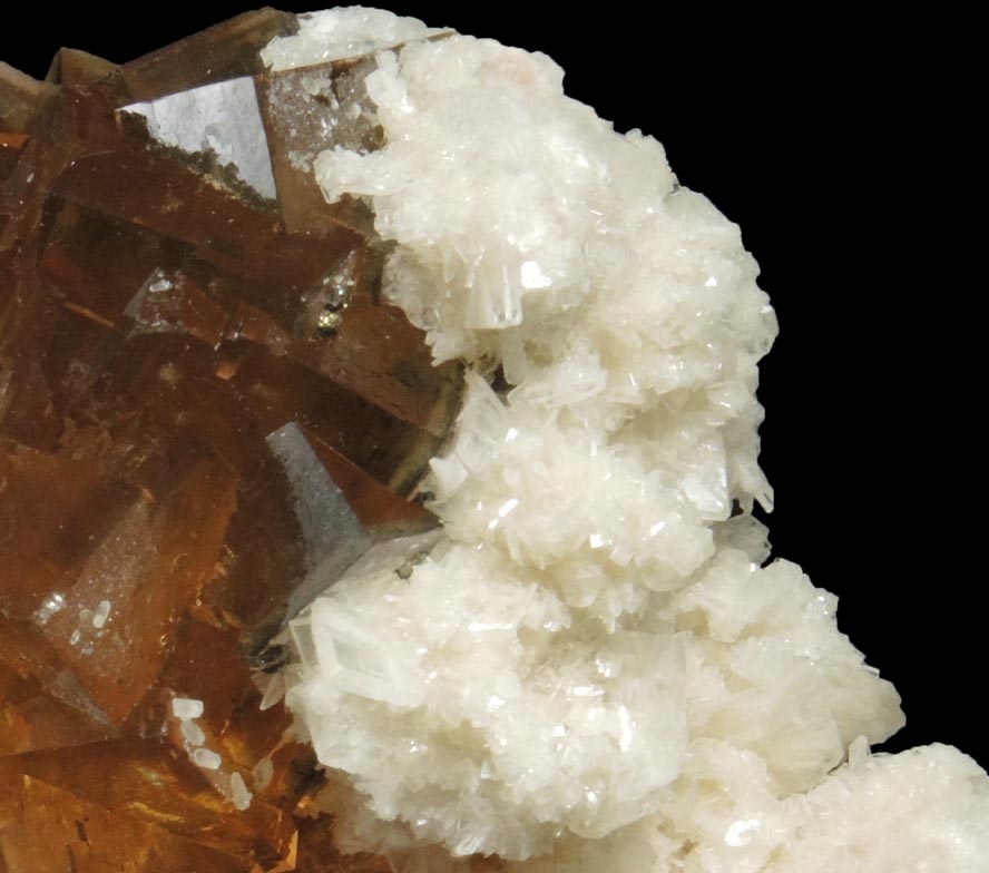 Fluorite with Barite from Moscona Mine, Solis, Villabona District, Asturias, Spain