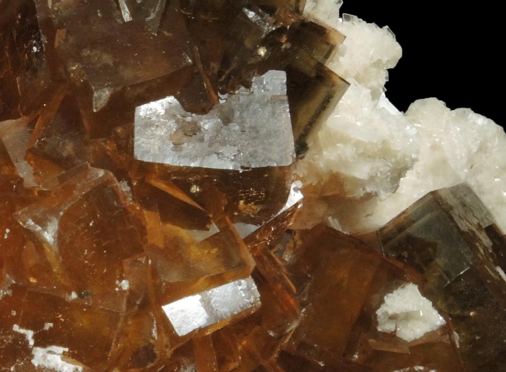 Fluorite with Barite from Moscona Mine, Solis, Villabona District, Asturias, Spain