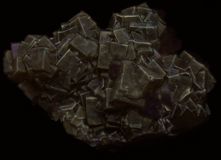 Fluorite with Barite from Moscona Mine, Solis, Villabona District, Asturias, Spain