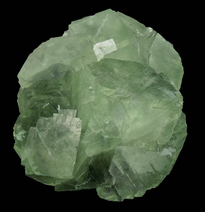 Fluorite with minor Quartz from Xianghualing Mine, 32 km north of Linwu, Hunan Province, China