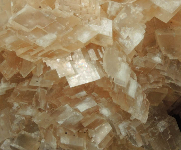 Calcite with milky zones in select crystals from Tsumeb Mine, Otavi-Bergland District, Oshikoto, Namibia